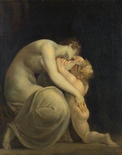 Tekemessa and Eurysakes by Johann Heinrich Füssli